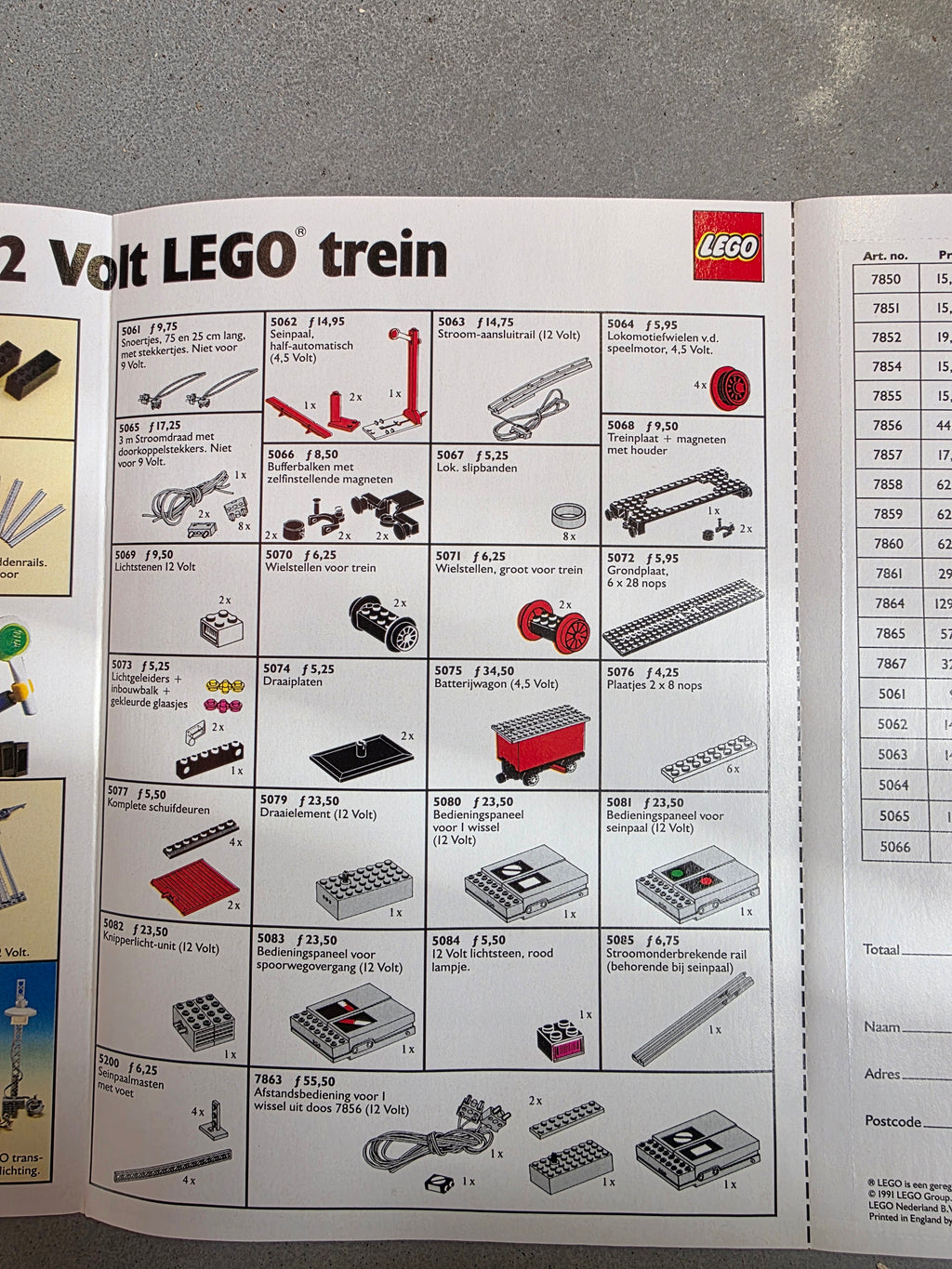 Lego trein 12v to 9v Folder