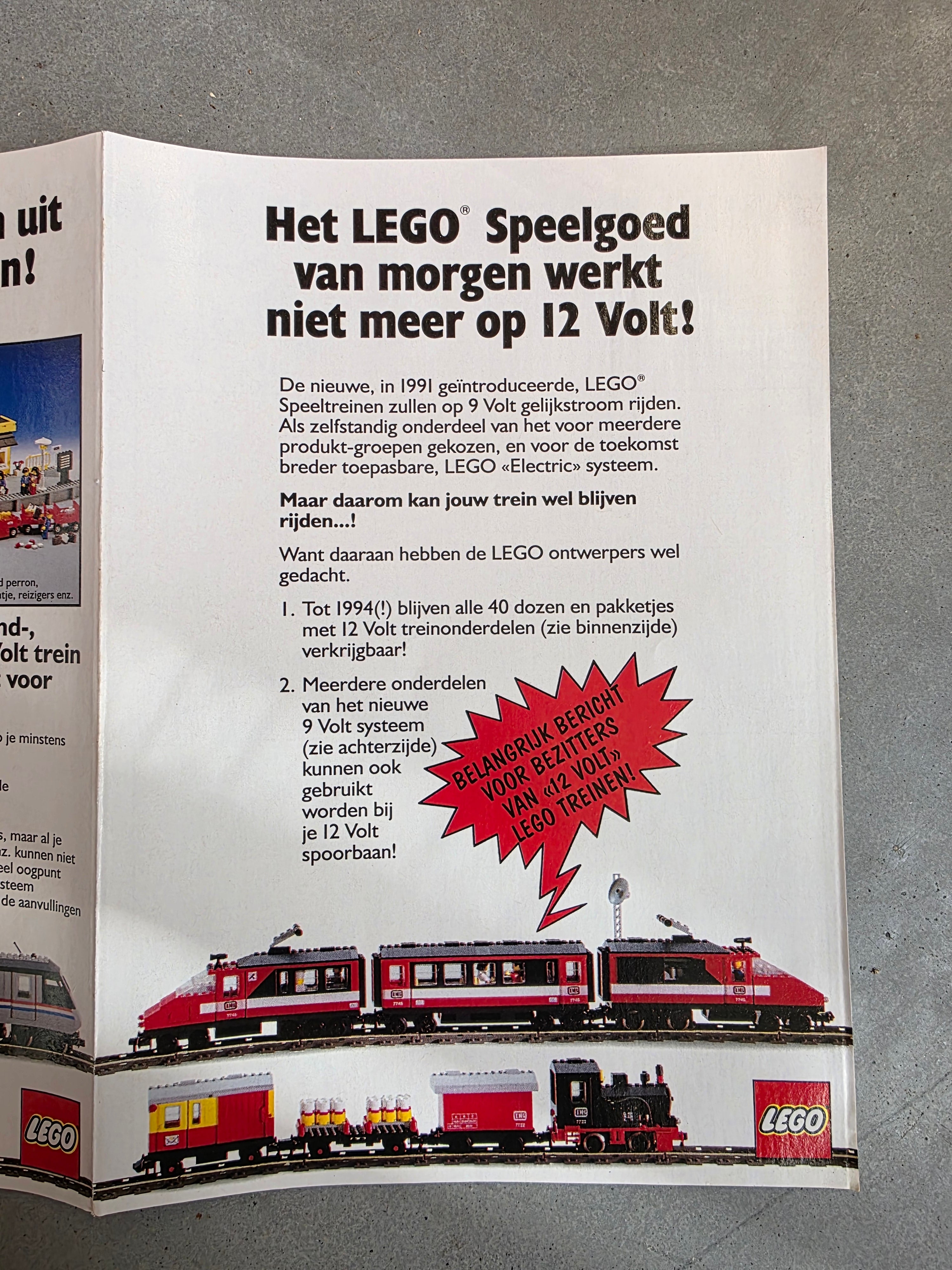 Lego trein 12v to 9v Folder