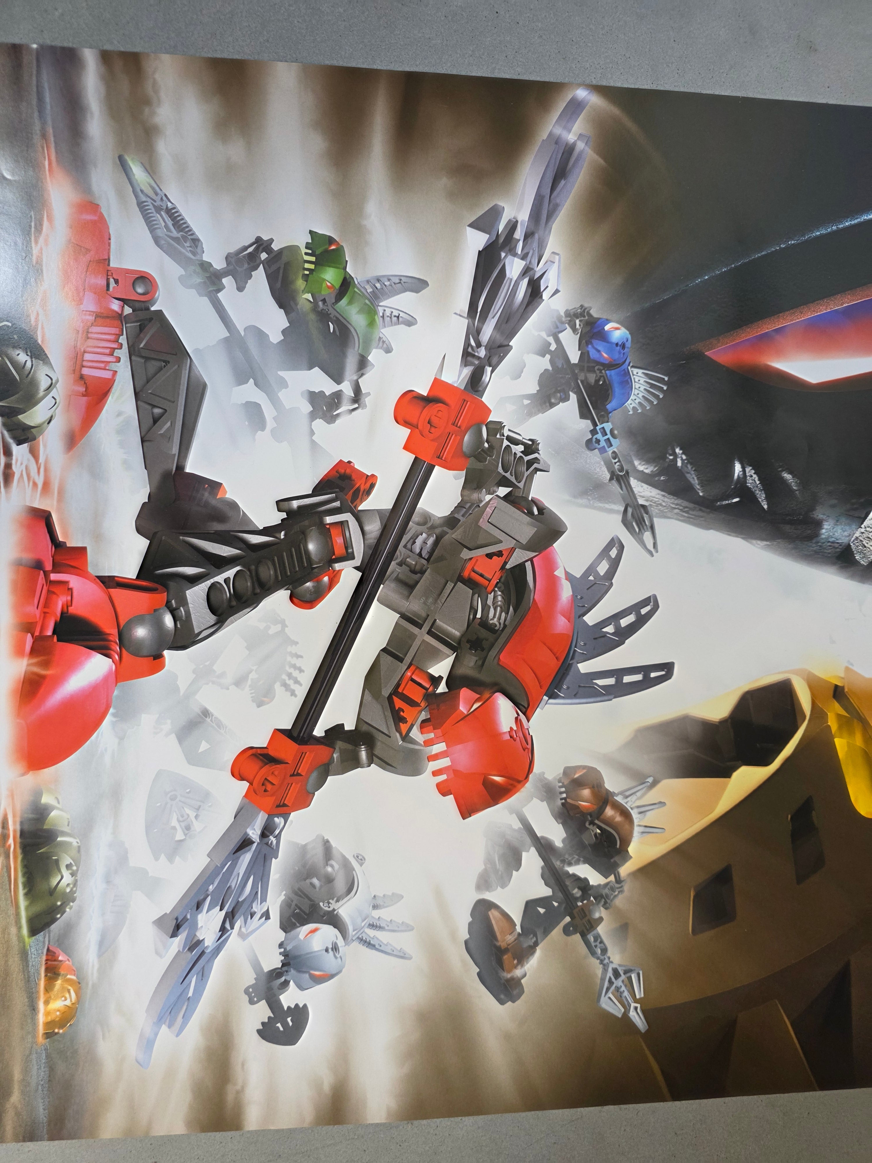 Vintage LEGO Bionicle Rahkshi Poster - 48x67,5 cm - Origineel Winkelmateriaal