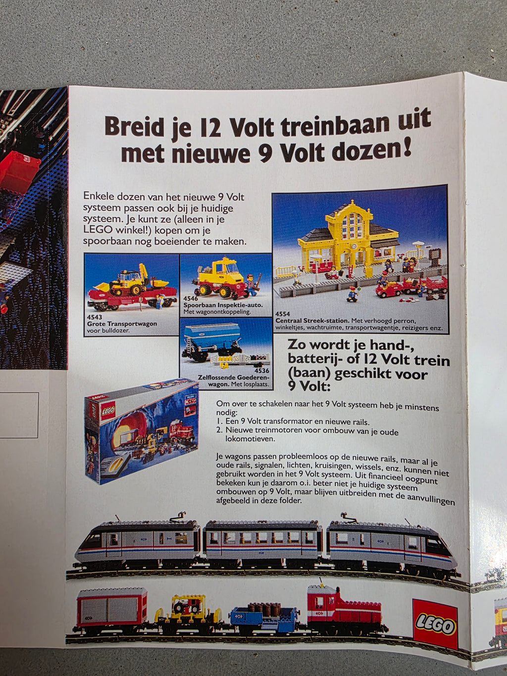 Lego trein 12v to 9v Folder