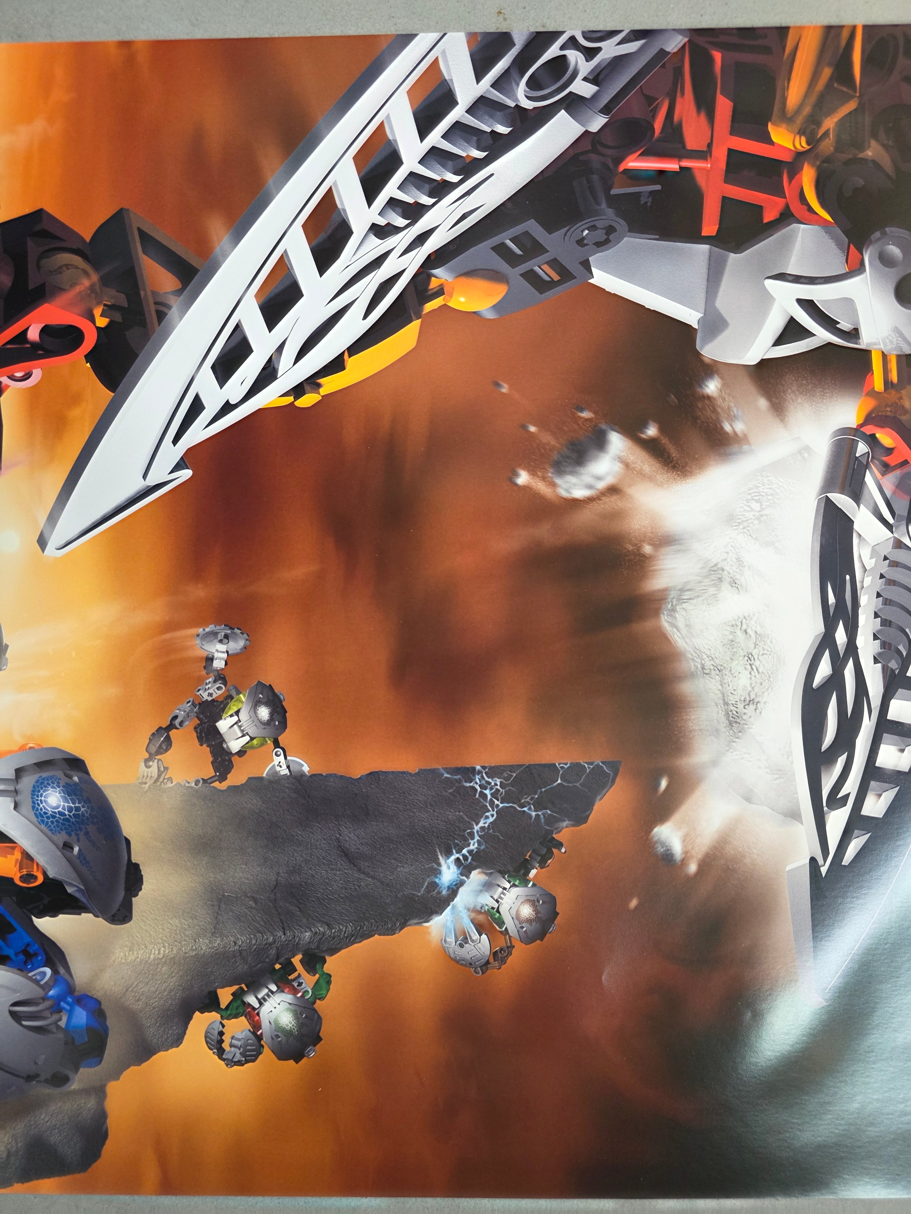Vintage LEGO Bionicle Bohrok Poster - 48x67,5 cm - Origineel Winkelmateriaal