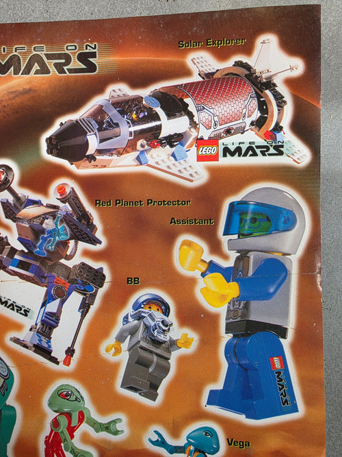 Lego Life on Mars stickervel A5 Formaat