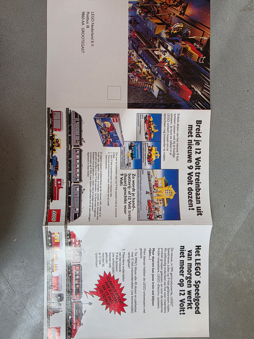 Lego trein 12v to 9v Folder